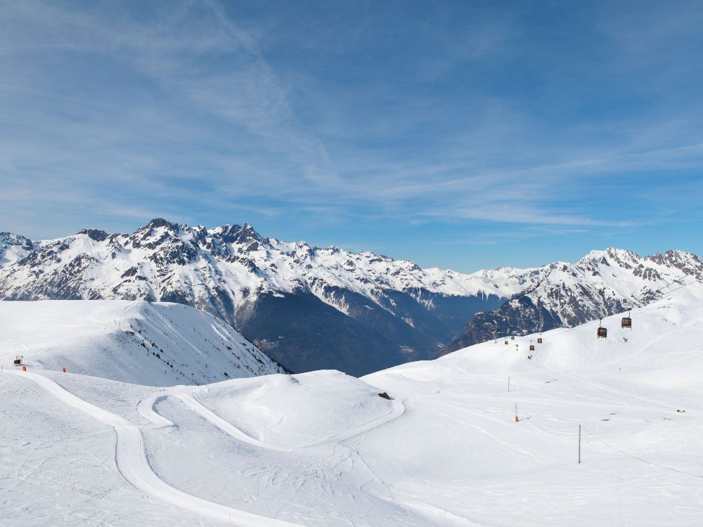 Langste piste Alpe d'Huez Frankrijk