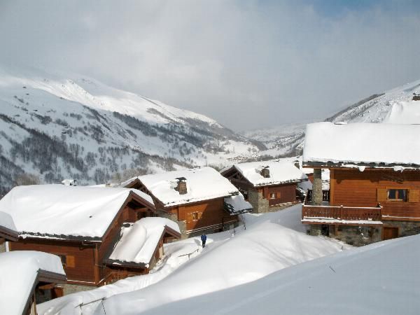 Le Hameau des Marmottes aan de piste