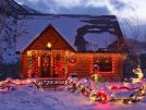 Chalet kerstmis wintersport